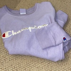 Purple Champion Crewneck